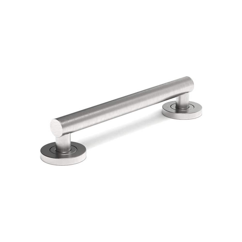 12 in. x 1-1/4 in. Concealed Screw ADA Compliant Grab Bar Brushed Nickel 50