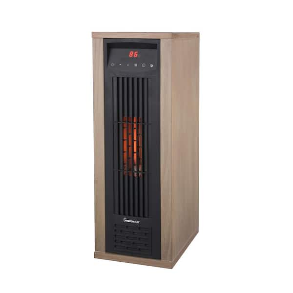 24" 1000/1500W Digital 6 Tube Infrared Heater with Remote