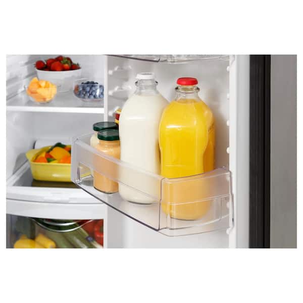 GE 25.3 cu. ft. Side by Side Refrigerator in Black Standard Depth GSS25GGPBB The Home Depot