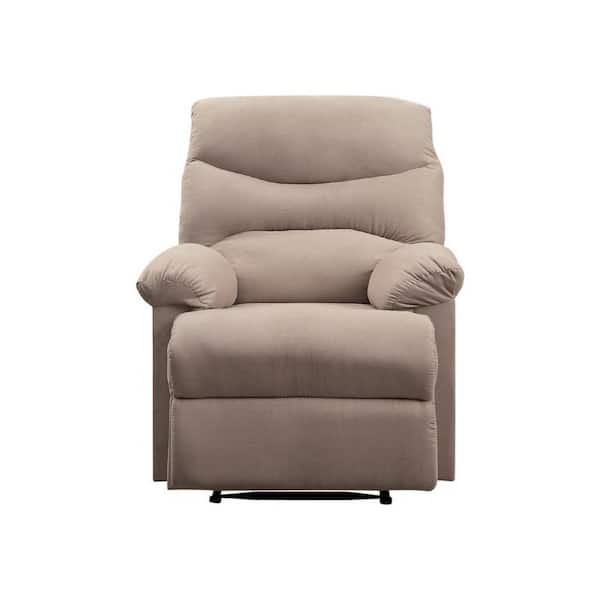 Unbranded Beige Woven Fabric Motion Recliner