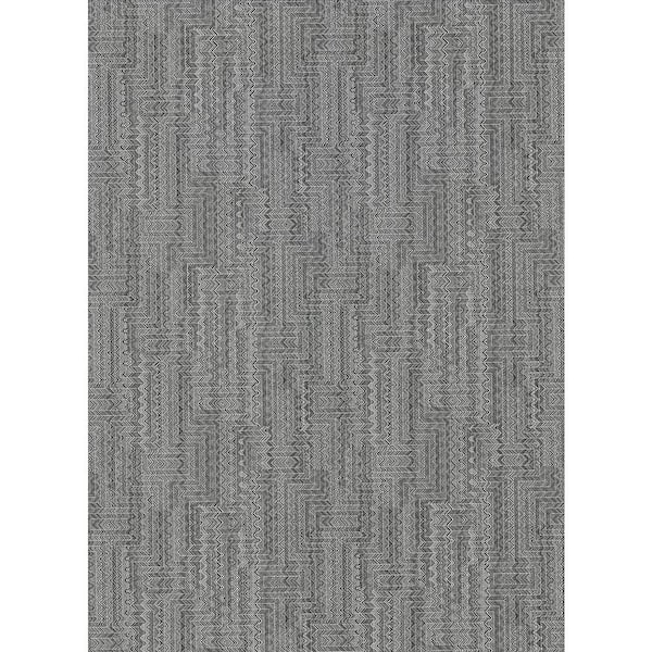 Warner Greek Black Key Black Wallpaper Sample