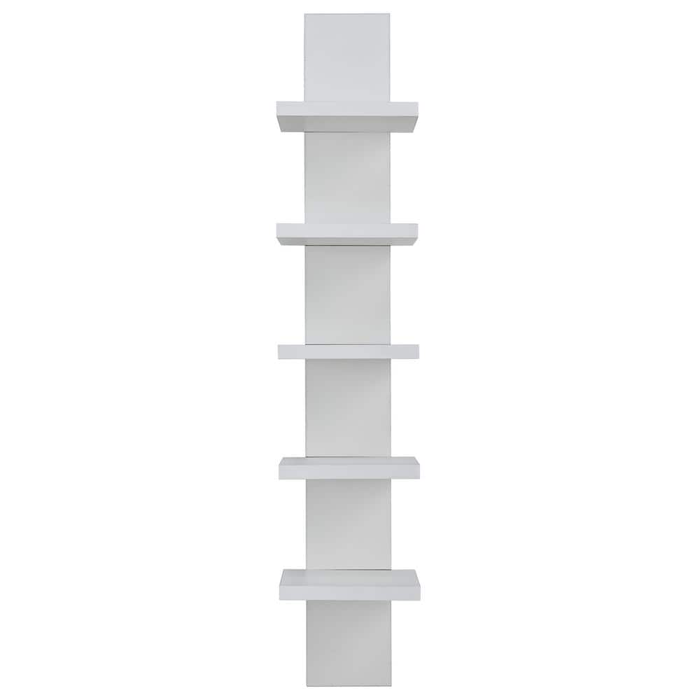 Danya B. Utility Column Spine Wall Shelves - White