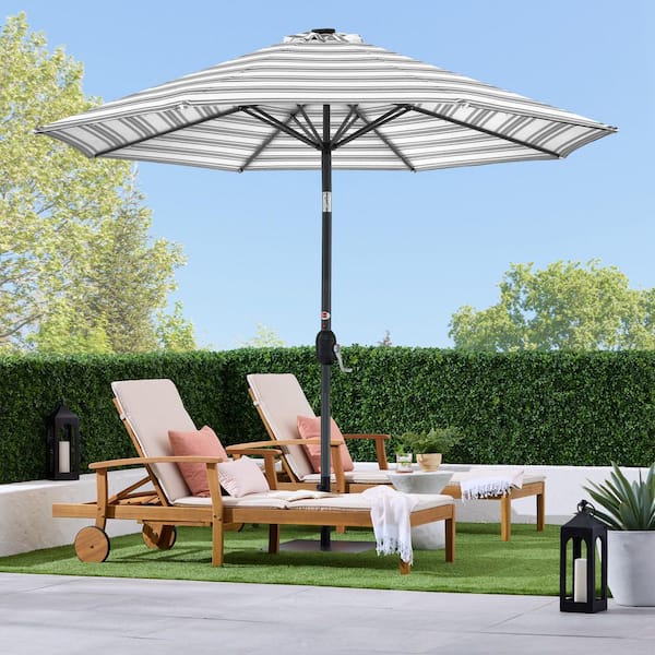 fatboy patio umbrella Fatboy Paletti lounge sofa, stripe cacao