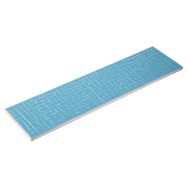 Perfecto- Marvelli 16" x 4" Ceramic Textured Acqua Subway Industrial Style Tile 12.92 sq\ft.30 per case