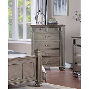 Stablewatch 6-Drawer Gray Chest of Drawers (51.13 in. H x 38 in. W x 17.38 in. D)