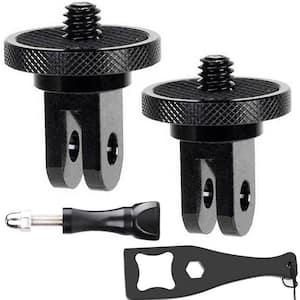 1/4 in. -20 Aluminum Tripod Adapter With Locking Ring