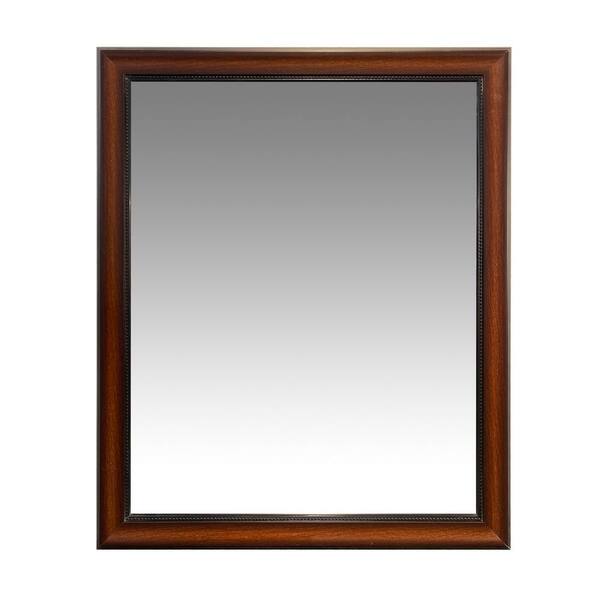 Unbranded 28 in. W x 34 in. H Rectangular Polyresin Framed Wall Mount Modern Decor Bathroom Vanity Mirror