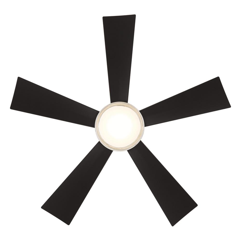 Wynd Matte Black 42" Smart Ceiling Fan with LED Light and Remote