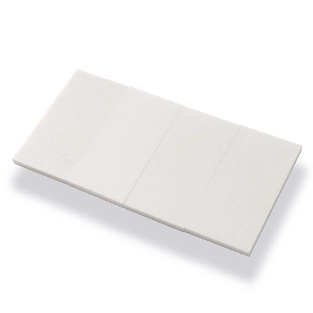 Thassos White 3x6 Honed Marble Subway Tile