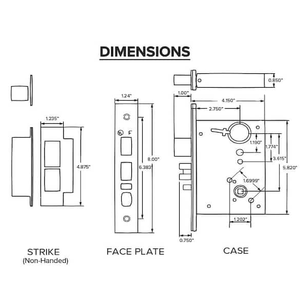 600 Series Mortise Latch Installation (openEDGE Light Duty