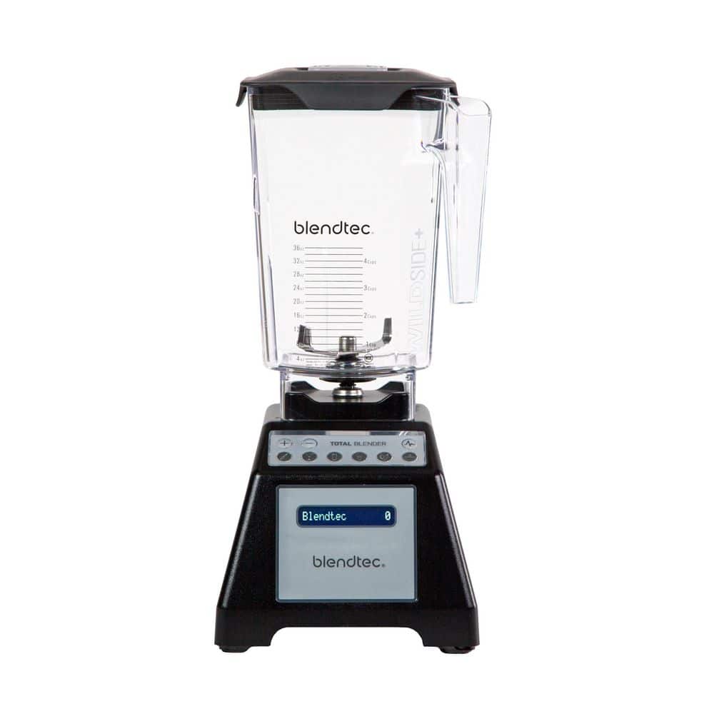 Total Blender Classic Series-90 oz. 10 speeds, 6 Preprogrammed Cycles-Black-Blender-with Wildside Plus Jar