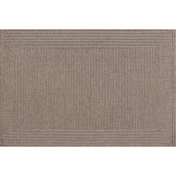 TrafficMaster Premier Rib 24 in. x 36 in. Chevron Taupe Indoor