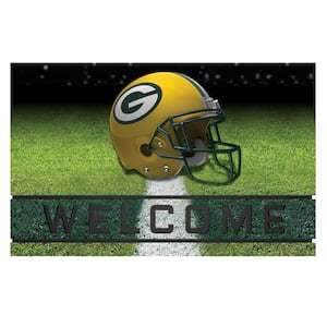 NFL - Green Bay Packers 18 in. x 30 in. Rubber Door Mat