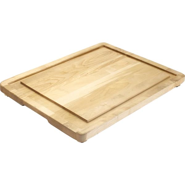 Winco 20 in. x 16 in. Rectangular Wood Cutting Board
