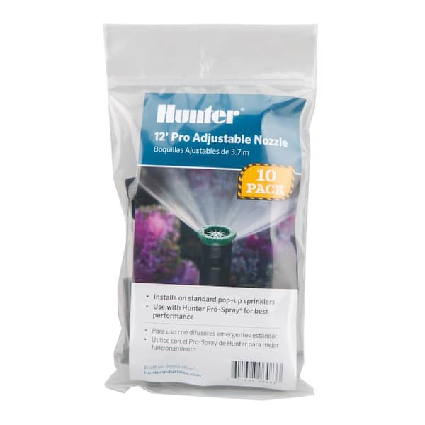 Hunter Industries Pro Adjustable Arc 12 ft. Radius Pop-Up Sprinkler Spray Nozzle Pro Pack (10-Pack)