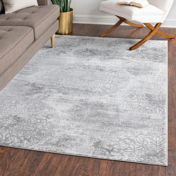 Sofia Grand Light Gray 10 ft. x 13 ft. Area Rug