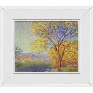Antibes, View of Salis by Artist Become Galerie White Framed Nature Oil Painting Art Print 12 in. x 14 in.