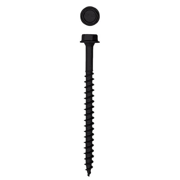 5/16 in. x 4 in. Exterior Hex Head Structural Wood Lag Screws Powerlags Hex (50 Each) Bit Included