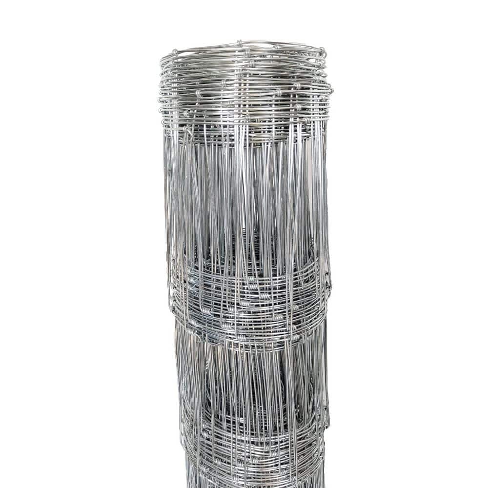 4 ft. x 164 ft. 14 Gauge Galvanized Heavy Metal Wire Fence Snake Fencing De