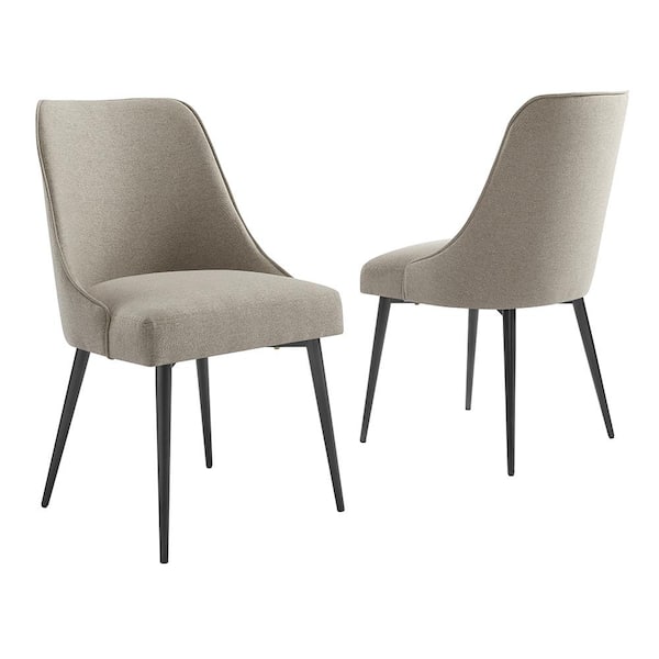 Steve Silver Olson Khaki Polyester Side Chair (Set of 2)