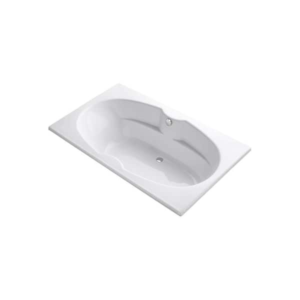 KOHLER ProFlex 6 ft. Center Drain Bathtub in White
