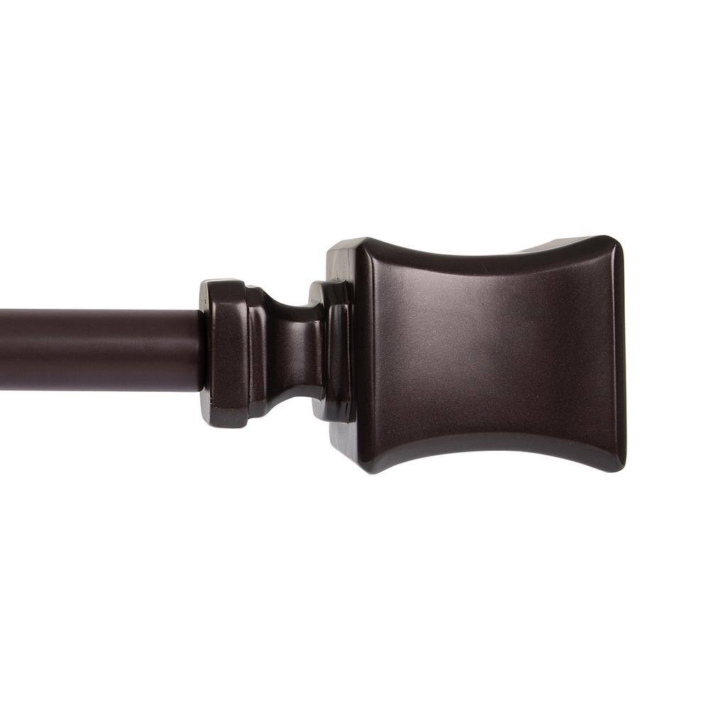 Adjustable Oil Rubbed Bronze 48-86 Inch Curtain Rod