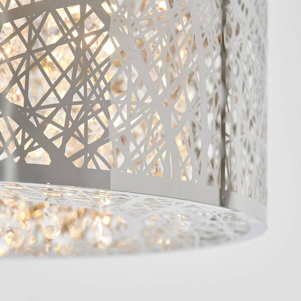 artika crystal nest pendant led light fixture