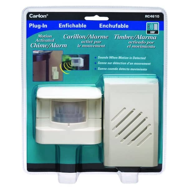 Carlon Wireless Motion-Activated Entrance Alert Door Chime (3-Pack)