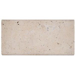 Tuscany Scabas 2 in. x 12 in. x 24 in. Brushed Travertine Pool Coping (40 Pieces / 80 Sq. ft. / Pallet)