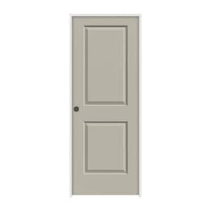 36 in. x 80 in. Cambridge Desert Sand Painted Right-Hand Smooth Molded Composite Single Prehung Interior Door