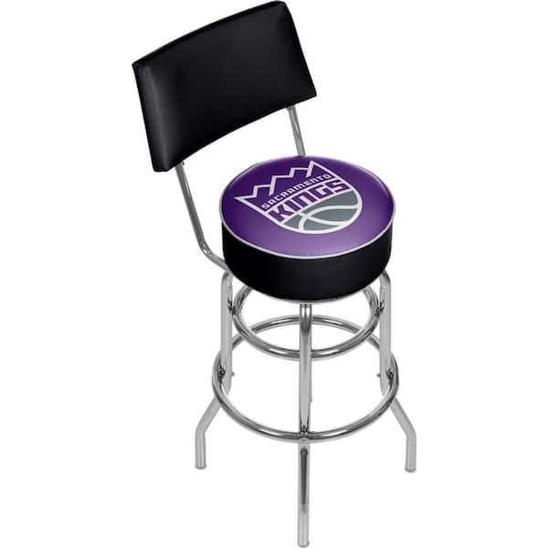 Trademark Sacramento Kings NBA 30 in. Chrome Padded Swivel Bar Stool