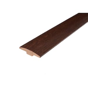 Cheffe 0.28 in. Thick x 2 in. Wide x 78 in. Length Wood T-Molding