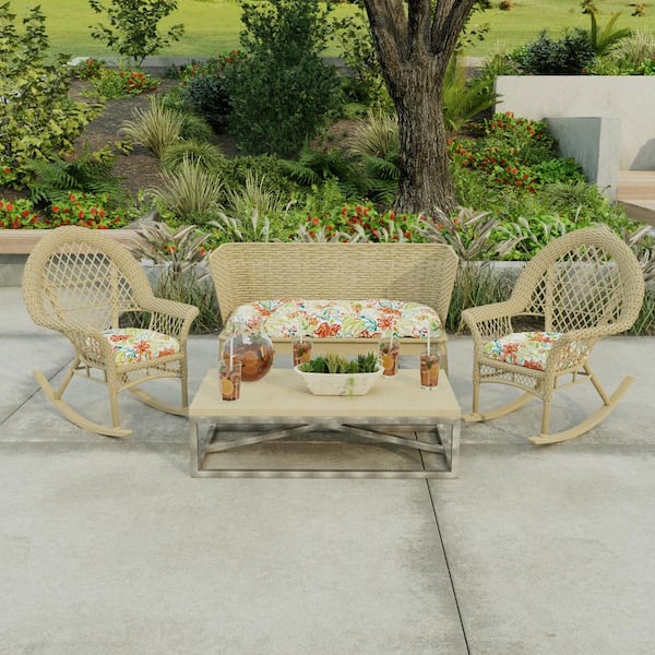 Rave Stain Resistant Indoor Outdoor Chair Cushion Set