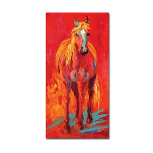 47 in. x 24 in. "Mustang 1" by Marion Rose Printed Canvas Wall Art