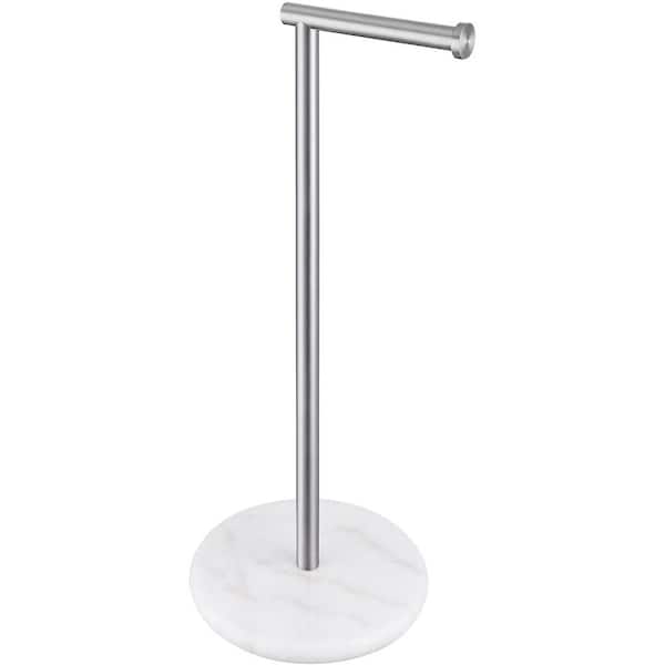 KES Home KES Freestanding Toilet Paper Holder Stand with Reserve Toilet  Paper Storage for Bathroom SUS304 Stainless Steel Brushed Steel