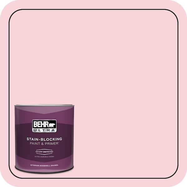 BEHR ULTRA 1 qt. #110C-1 Petal Bloom Extra Durable Eggshell Enamel Interior Paint & Primer