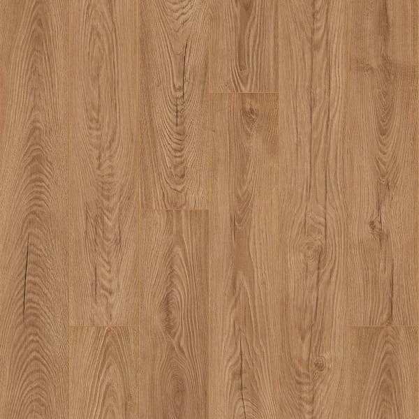Take Home Sample-Neel Gap Oak Standard Length Waterproof Click Lock Laminate Wood Flooring
