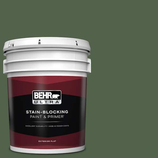 BEHR ULTRA 5 gal. #PPF-44 Nature Surrounds Flat Exterior Paint & Primer