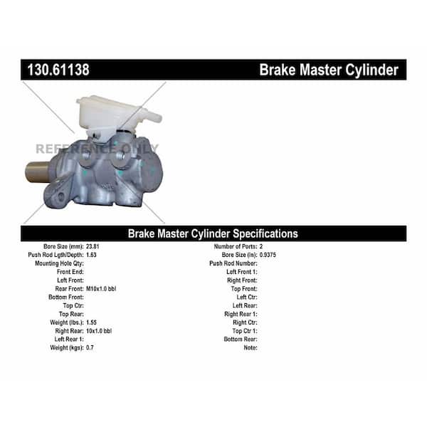 Centric Parts Brake Master Cylinder 2009-2011 Ford Focus 2.0L
