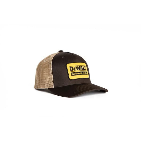 DEWALT Men's Oakdale Patch 1-Size Bark/Tan Cotton/Polyester Trucker Cap