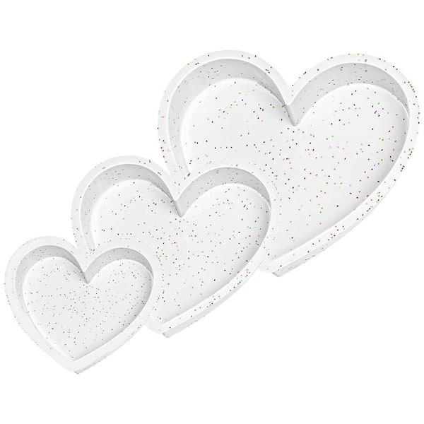 6-Cup Silicone Heart Cake Pan Nonstick Baking Mold Food Grade for Oven Dishwasher Safe Cake Pan 2-Pack