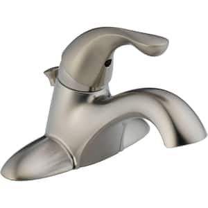Classic 4 in. Centerset Single-Handle Bathroom Faucet in Stainless