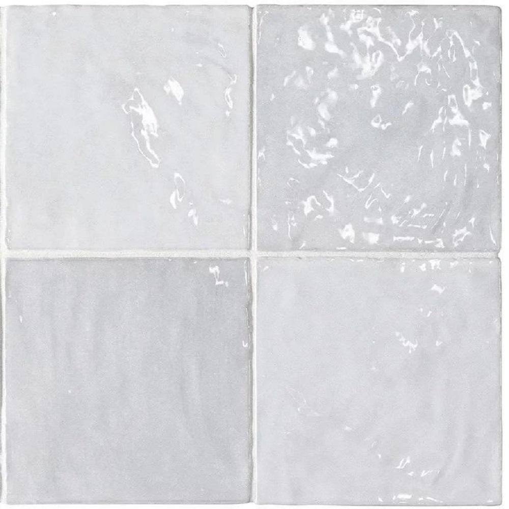 Lavanda Blue 5x5 Polished Ceramic Subway Tile