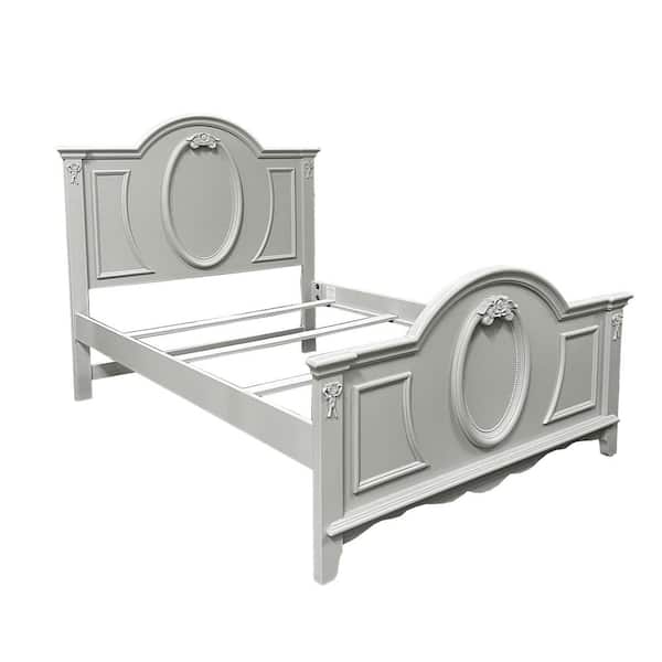 Acme Furniture Flora Gray Wood Frame Full Panel Bed