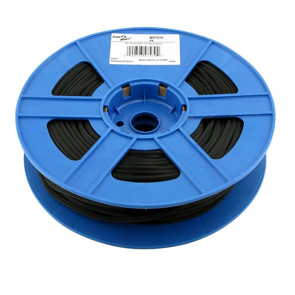 Prime-Line Screen Retainer Spline, 0.175 in. (11/64 in.), Black, 1 Roll of 250 ft.