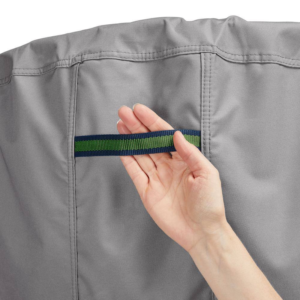 Soteria Gray Waterproof Stand-Up Patio Heater Cover, 34" x 86"