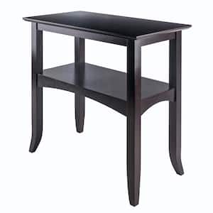 Camden 30 in. Coffee Standard Rectangle Wood Console Hall Table