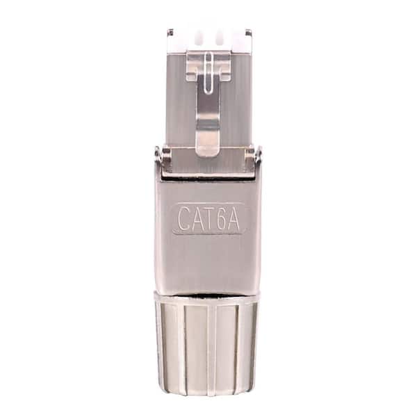 RJ45 Cat6a Field Termination Plug (2-Pack)