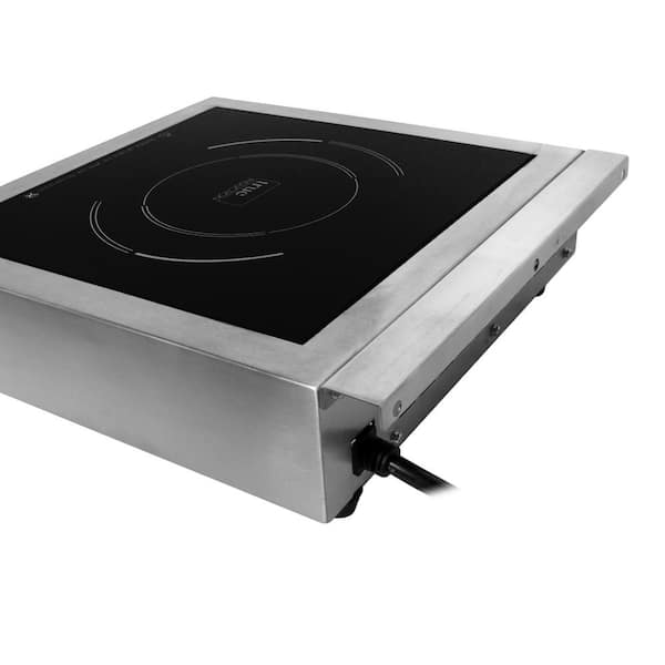 True Induction TI-2B Built-in 858UL Certified, 23-inch Dual Induction  Cooktop 1800/1750W Glass-Ceramic Top 