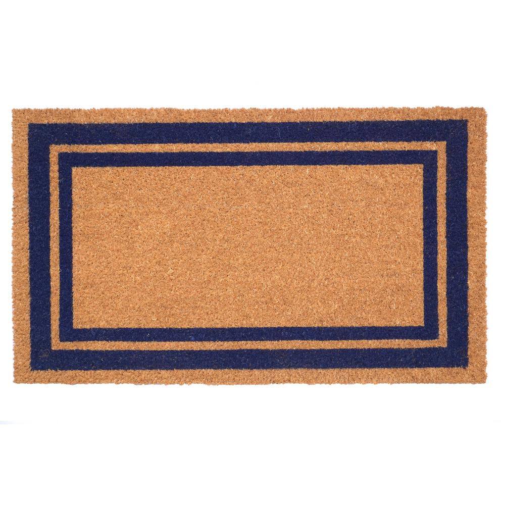 "Dark Blue Border Doormat 24"" x 36""" price history on PriceWatchPro